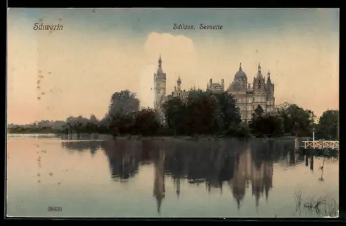AK Schwerin, Schloss, Von der Seeseite