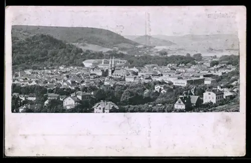 AK Meiningen, Panoramaansicht des Ortes