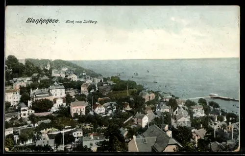 AK Hamburg-Blankenese, Blick vom Süllberg