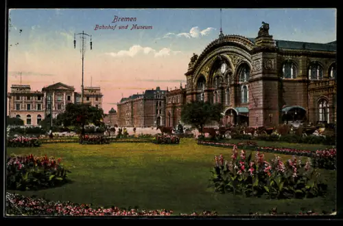 AK Bremen, Bahnhof und Museum