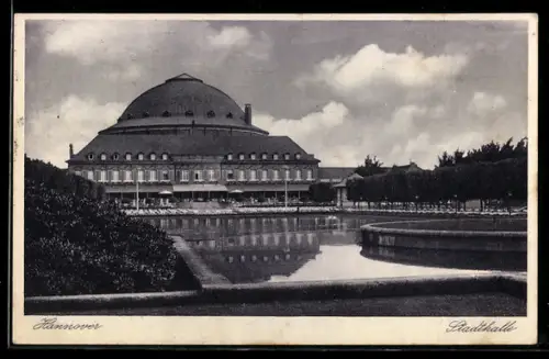 AK Hannover, Blick zur Stadthalle
