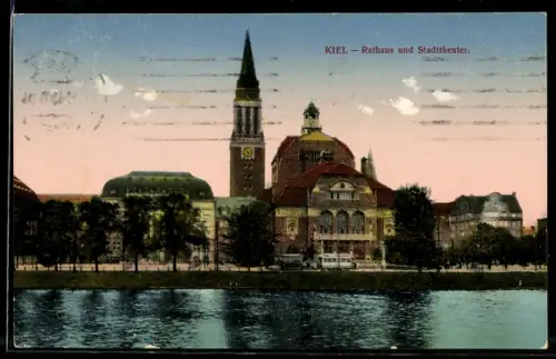 AK Kiel, Rathaus und Stadttheater