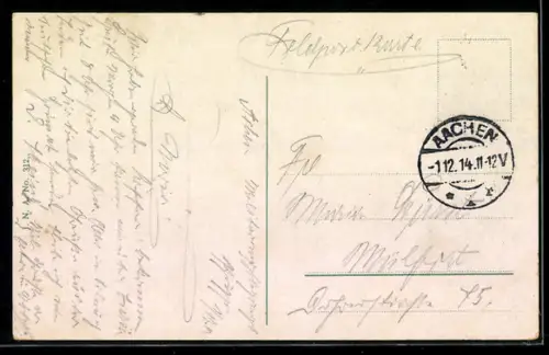 AK Aachen, Ludwigsplatz mit Springbrunnen