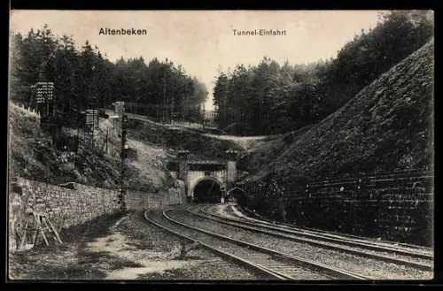 AK Altenbeken, Tunnel-Einfahrt