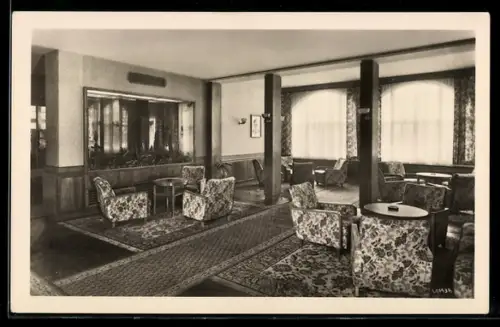 AK Oberhof /Thür. Wald, Konsum-Erholungsheim, Vestibül