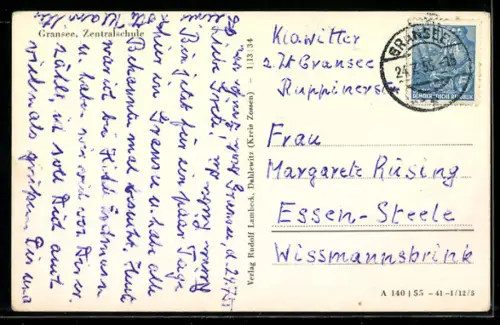 AK Gransee, Zentralschule