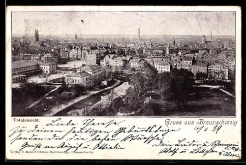 AK Braunschweig, Totalansicht