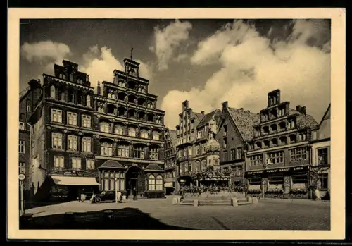 AK Lüneburg, Giebelhäuser am Sande