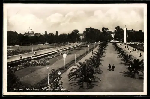 AK Hannover, Maschsee, Strandpromenade