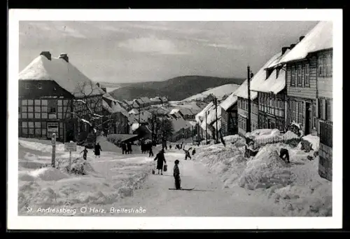AK St. Andreasberg i. Harz, Breitestrasse