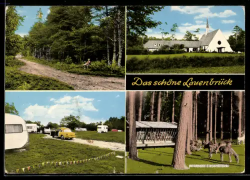 AK Lauenbrück, Kirche, Campingplatz, Wildpark