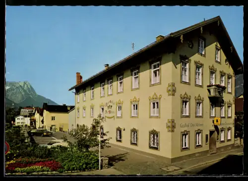 AK Garmisch-Partenkirchen, Hotel-Gasthaus Drei Mohren, Inh. A. und M. Eder, Ludwigstrasse 65