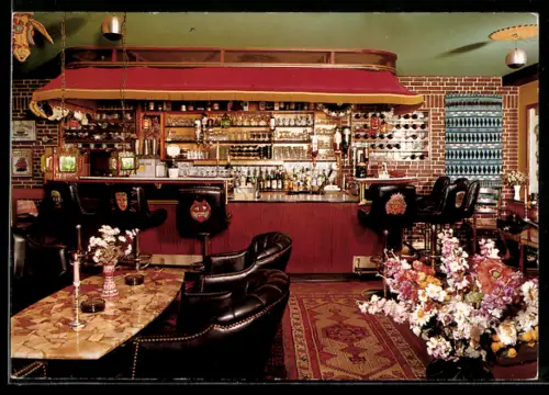 AK Nieblum auf Föhr, Passat-Café Zumpe, Innenansicht