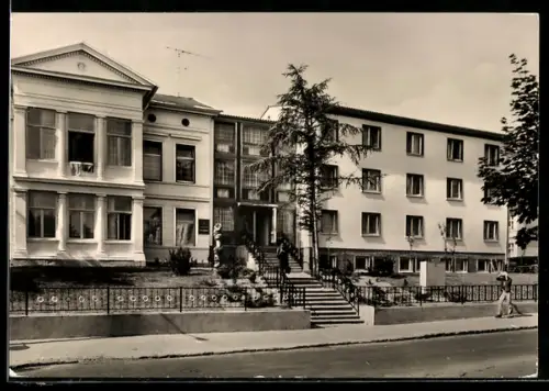 AK Ahlbeck /Wolgast, FDGB-Erholungsheim Ferienglück