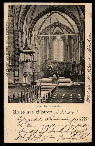 AK Güstrow, Inneres der Domkirche