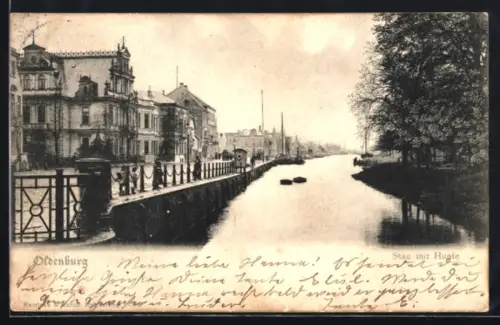 AK Oldenburg, Stau mit Hunte