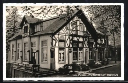 AK Bückeburg, Hotel-Pension Waldschlösschen