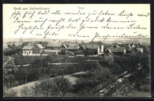 AK Sachsenhagen, Totalansicht