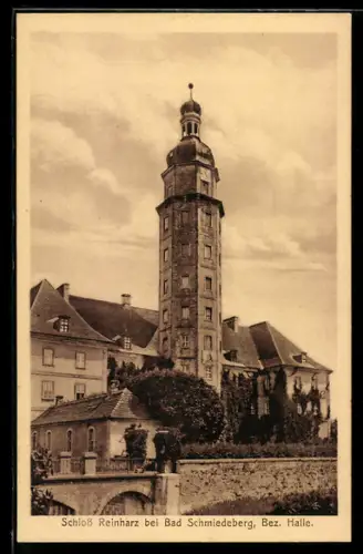 AK Bad Schmiedeberg /Halle, Schloss Reinharz