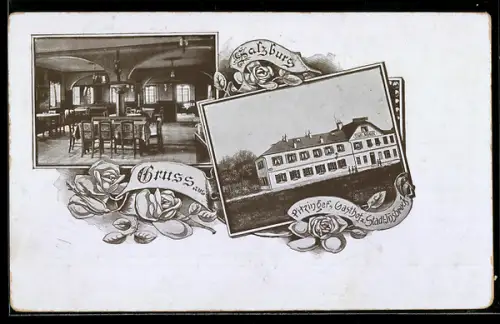 AK Salzburg, Pitzinger Gasthof z. Stadt Innsbruck