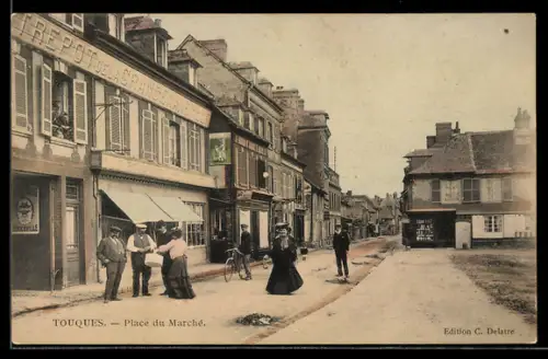 AK Touques, Place du Marché