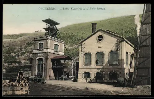 AK Gagnières, L`Usine Electrique et le Puits Parran