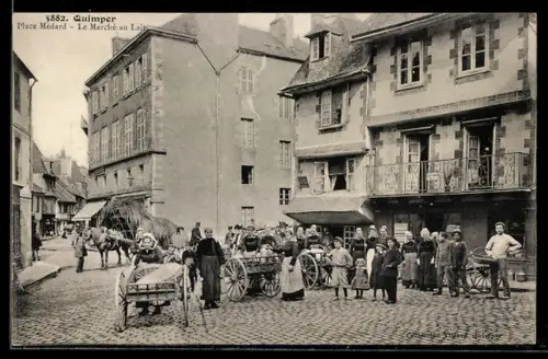AK Quimper, Place Médard, Le Marché au Lait