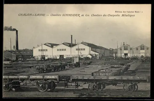 AK Chalon-Sur-Saone, Chantier Schneider & Cie, Chantiers des Charpentes Métalliques
