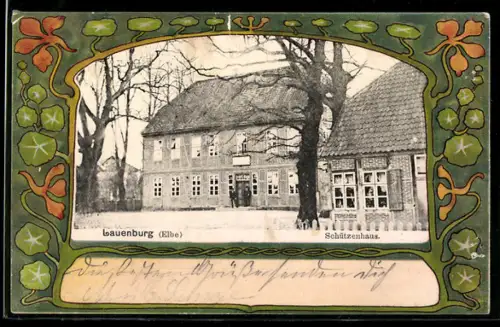 AK Lauenburg /Elbe, Ansicht Gasthof Schützenhaus