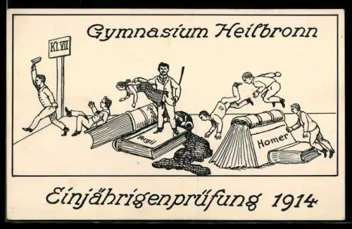 AK Heilbronn, Gymnasium Heilbronn, Einjährigenprüfung 1914, Absolvia