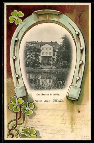 AK Melle, Gut und Gasthof Bruche