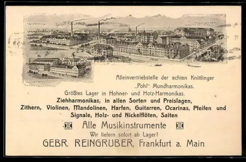 AK Trossingen, Fabrik für Musikinstrumente Gebr. Reingruber, Trossingen Werk I und II