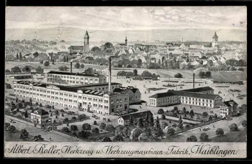 AK Waiblingen, Werkzeug- u. Werkzeugmaschinenfabrik Albert Roller