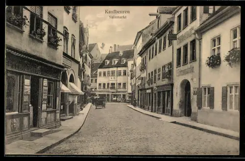 AK Kaufbeuren, Strasse am Salzmarkt