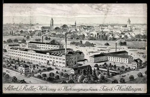 AK Waiblingen, Werkzeug- u. Werkzeugmaschinenfabrik Albert Roller