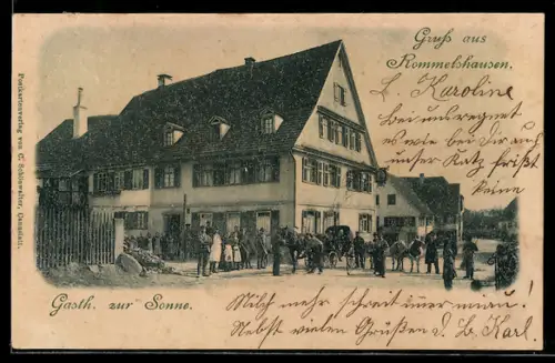 AK Rommelshausen, Gasthof zur Sonne