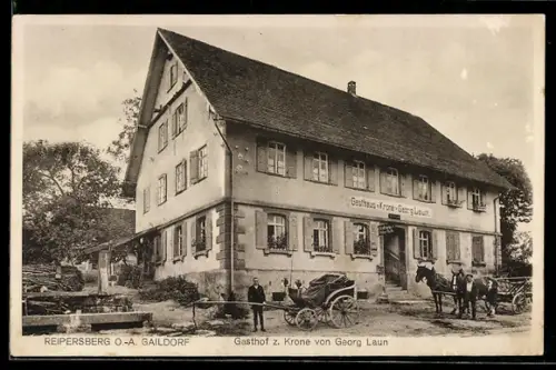 AK Reippersberg, Gasthof z. Krone von Georg Laun