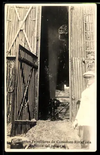 AK Comodoro Rivadavia, Yacimientos Petroliferos de Comodoro Rivadavia, Erupcion del pozo 128, Erdöl