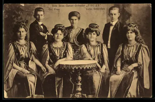 AK Elite Salon-Damenorchester Fideles, Dir. Luise Schönfels