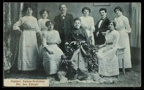 AK Oesterreichisches Damenorchester, Direktor Jos. Klinger