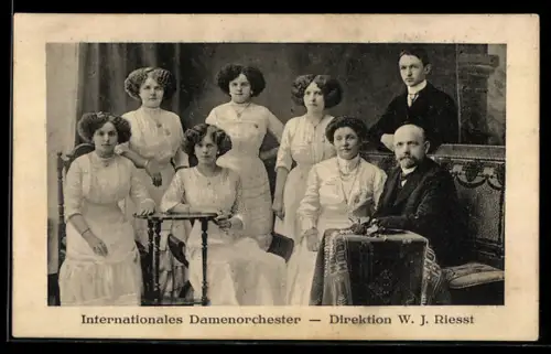 AK Internationales Damenorchester, Direktion W. J. Riesst