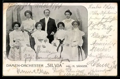AK Damenorchester Silvia, Direktor: H. Sänger