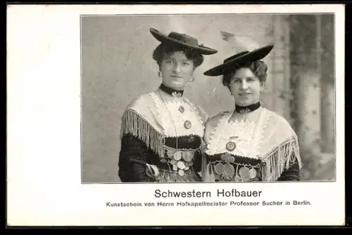 AK Schwestern Hofbauer, Damenorchester