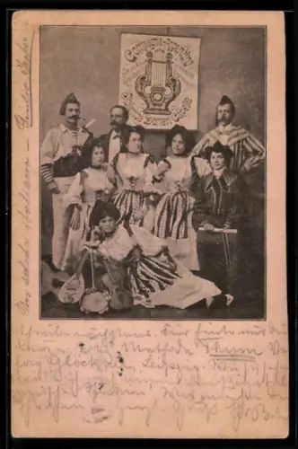 AK Italienische Damen-Capelle Compagnia-Argentina