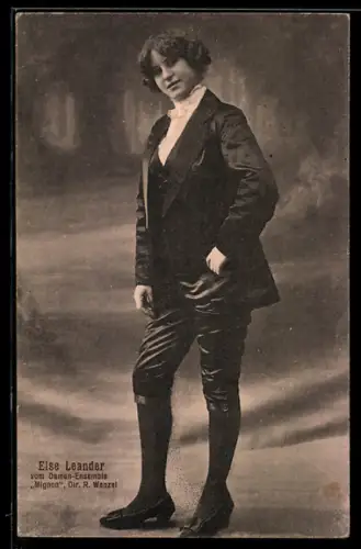 AK Else Leander vom Damen-Ensemble Mignon