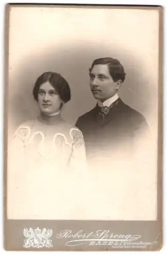 Fotografie Robert Spreng, Basel, Clarastr. 54, Porträt eines Paares