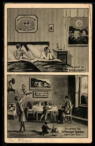 AK Bad Wildungen, Kindersegen statt Frust im Bett, Wirkung der Quellen-Kur