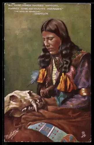 AK A Hiawatha Squaw with a Headbone