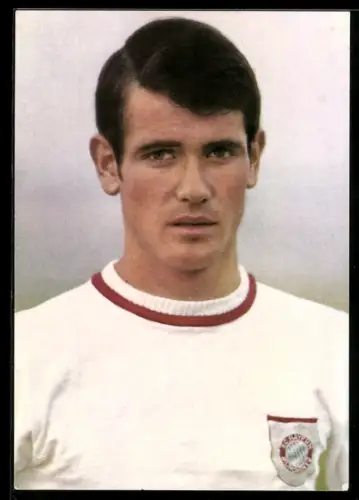 AK Aral-Sammelkarte, Fussballspieler Rudolf Nafziger, Bayern München