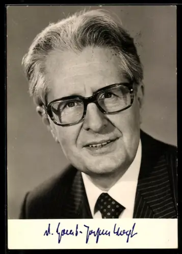 AK Portrait Dr. Hans-Jochen Vogel, Mitglied des SPD-Präsidiums